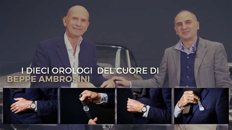 I dieci orologi del cuore di Beppe Ambrosini (with English.